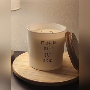 Scented Two-Wick Cat Candle